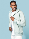 SUDADERA CAPUCHA CREMALLERA UNISEX K4030 KARIBAN (ink)